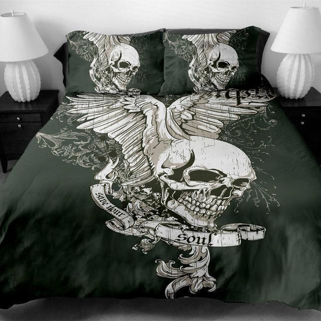 Bohemian Skull Save Your Soul 3D Customized Duvet Cover Bedding Set
