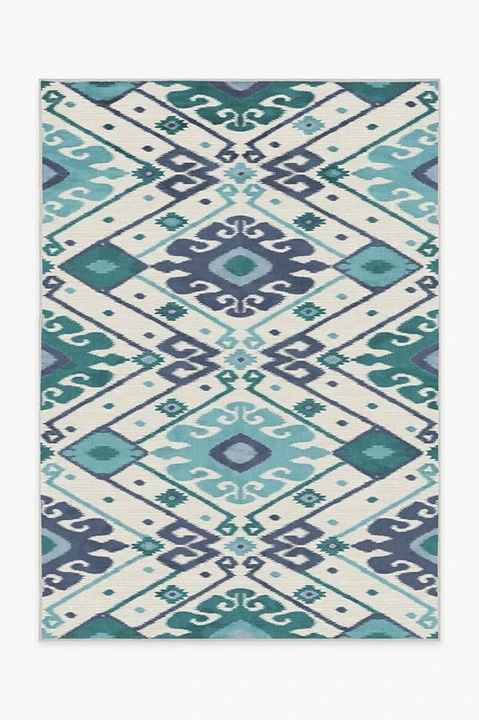 Bohemian Teal Limited Edition Rectangle Rug