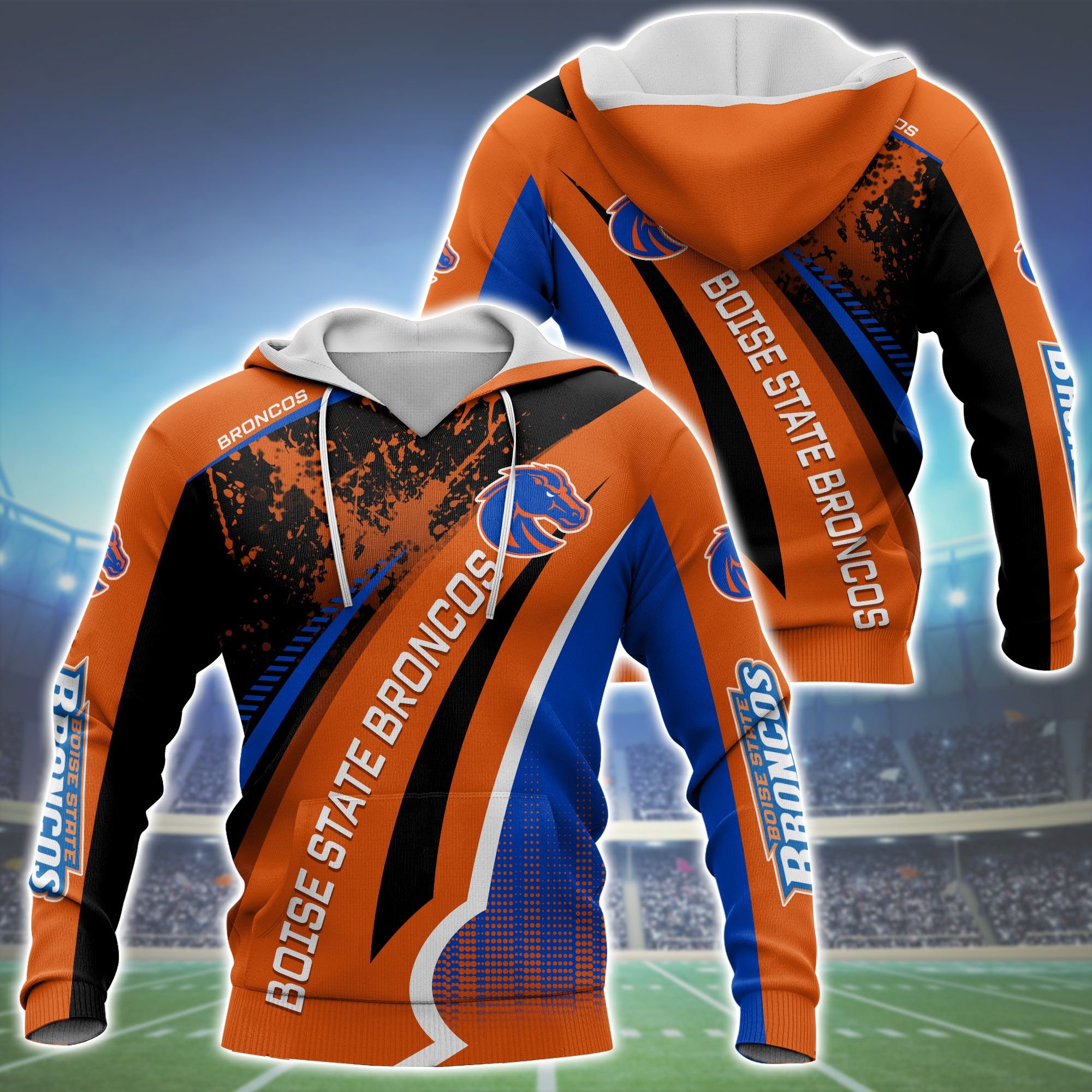 Boise State Broncos NCAA1 Hoodie For This Season Gift For Sport Lovers