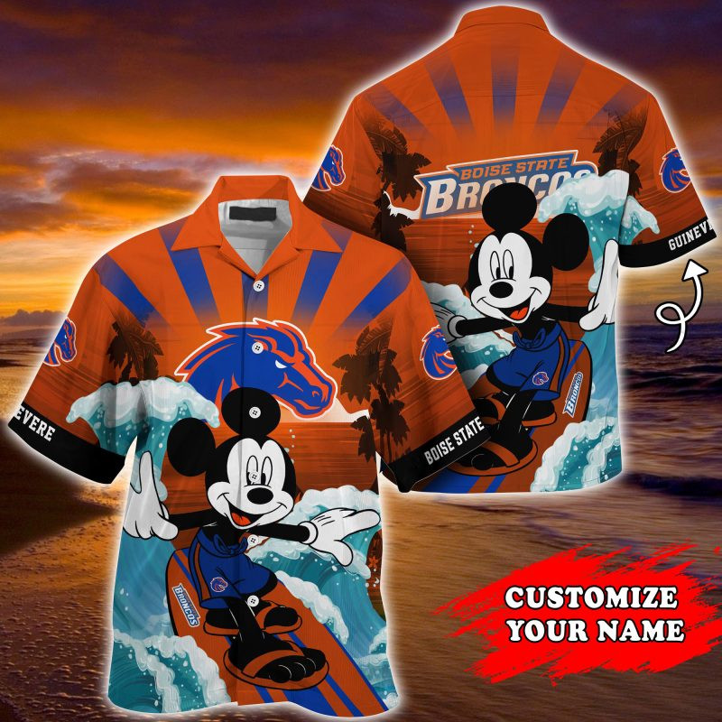 Boise State Broncos NCAA Summer Customized Hawaiian Shirt