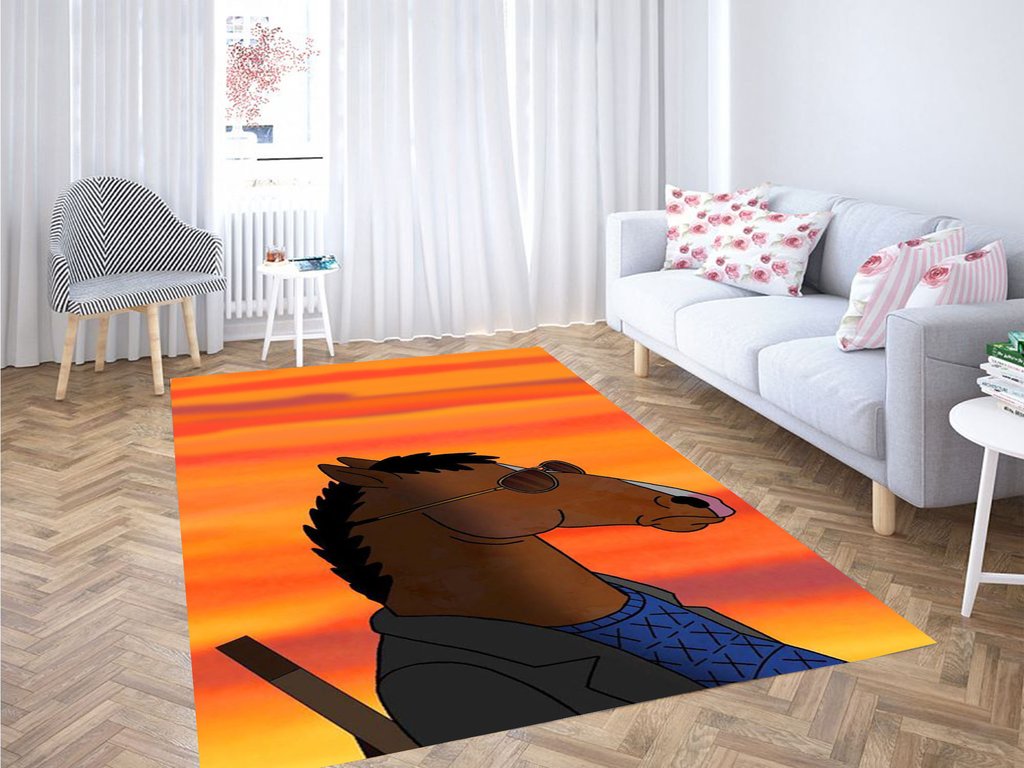Bojack Horseman Fondo De Perfil Living Room Modern Carpet Rectangle Rug