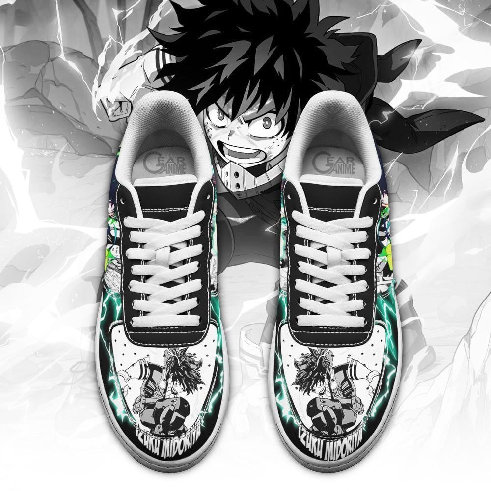 Boku No Hero Academia Izuku Midoriya Anime Shoes Custom