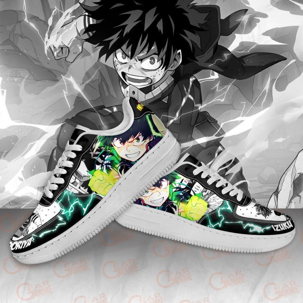 Boku No Hero Academia Izuku Midoriya Anime Shoes Custom