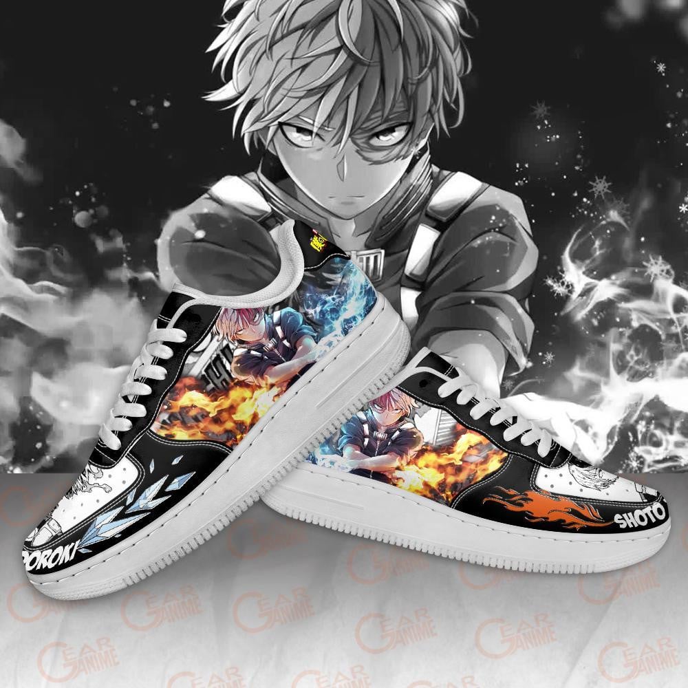 Boku No Hero Academia Shoto Todoroki Shoes Anime Custom
