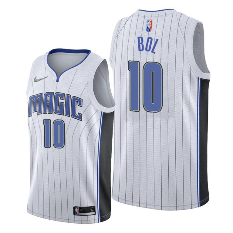 Bol Bol 10 Orlando Magic Association Edition White Stitched Jersey 2022 Trade – Men Stitched Jersey