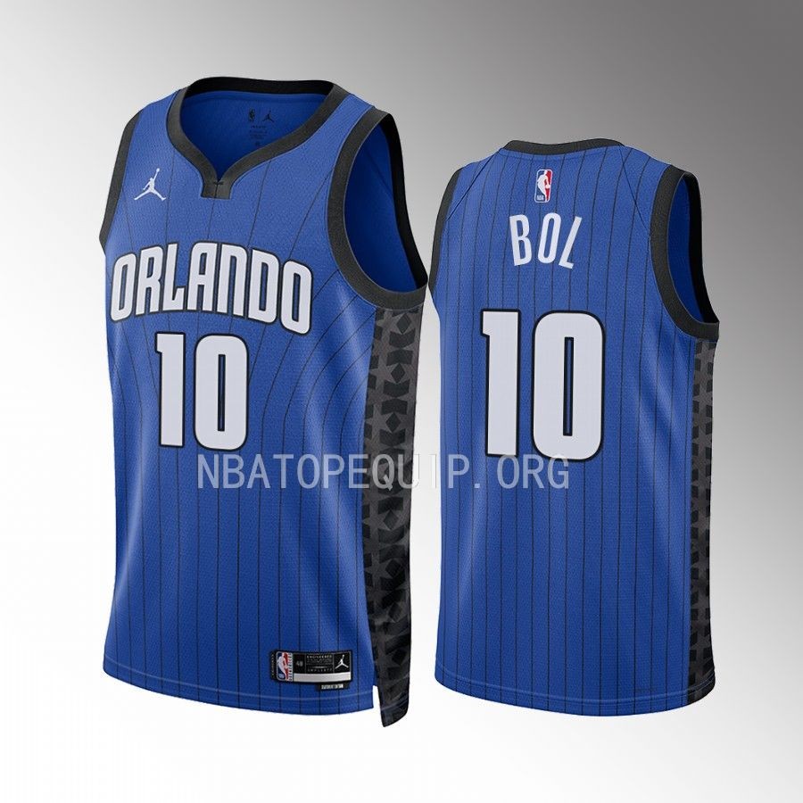 Bol Bol 2022-23 Orlando Magic Blue #10 Statement Edition Jersey Swingman