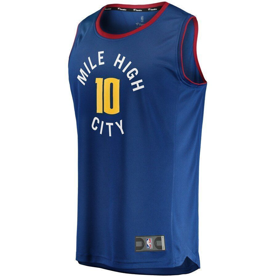 Bol Bol Denver Nuggets Fast Break Jersey Blue – Statement Edition