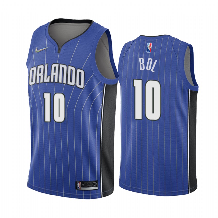 Bol Bol Orlando Magic Blue #10 Icon Edition Jersey 2022 Trade