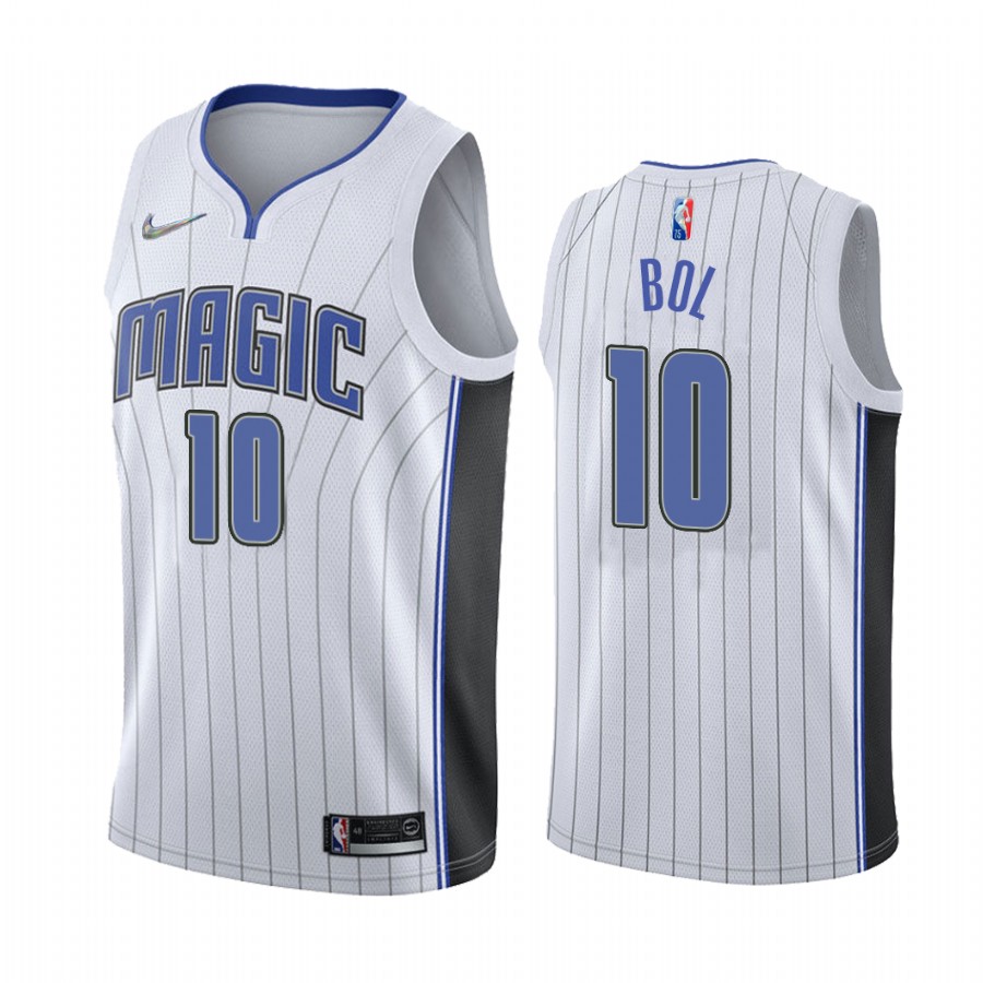 Bol Bol Orlando Magic White #10 Association Edition Jersey 2022 Trade