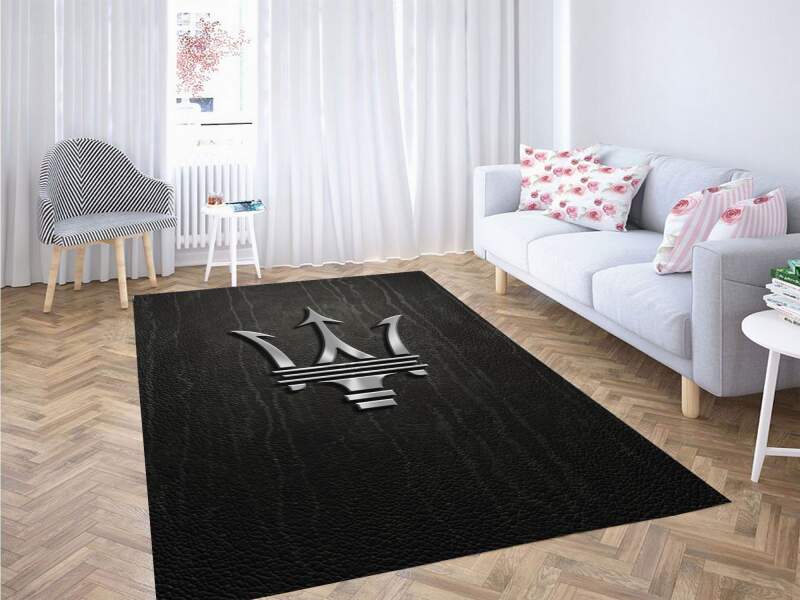 Bold Logo Maseratti Fancy Carpet Rectangle Rug