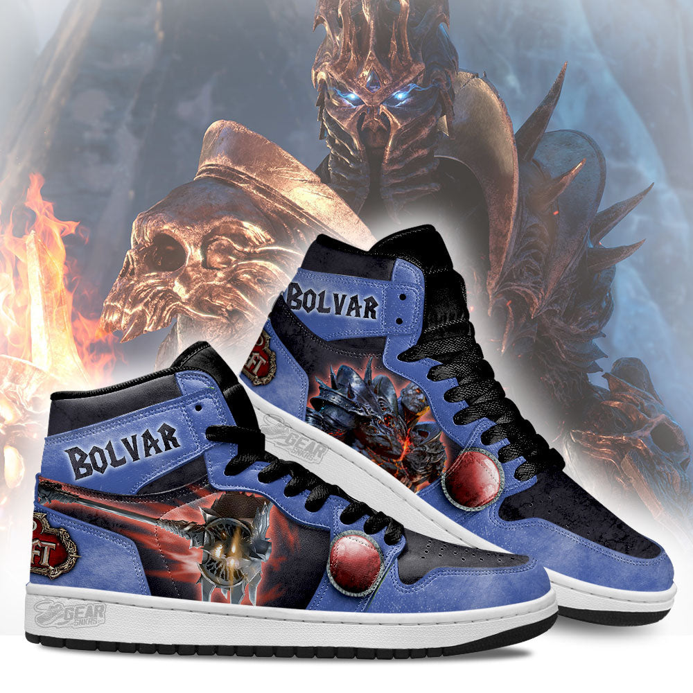 Bolvar World of Warcraft JD Sneakers Shoes For Fans, Air Jordan Hightop