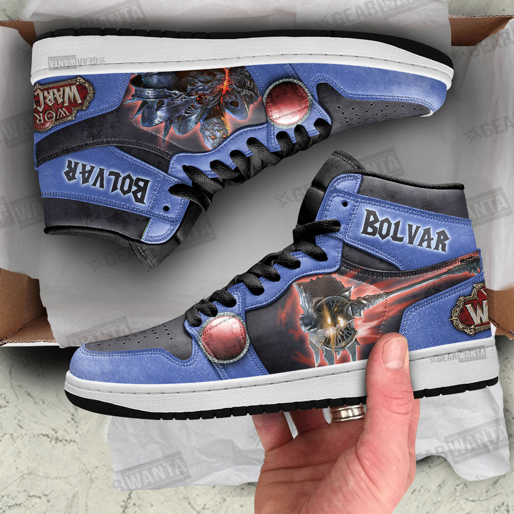Bolvar World of Warcraft JD Sneakers Shoes For Fans, Air Jordan Hightop