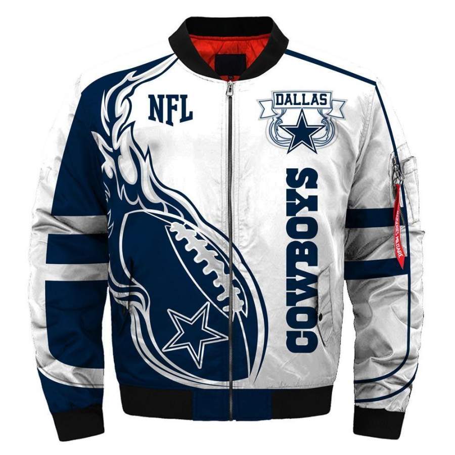 Bomber Jacket Dallas Cowboys Unisex 3D All Over Print