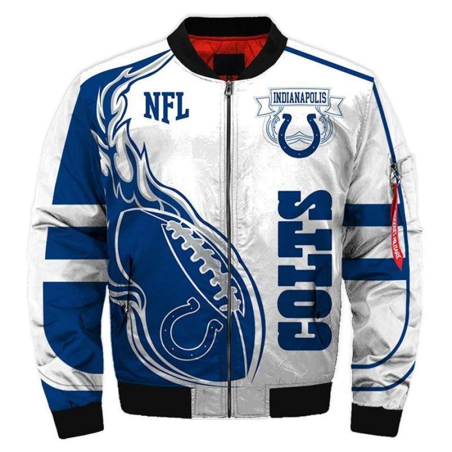 Bomber Jacket Indianapolis Colts Unisex 3D All Over Print