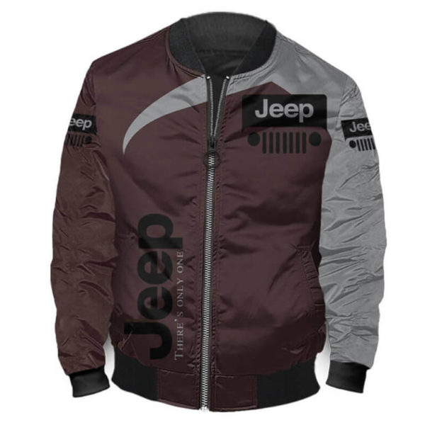 Bomber Jacket Jeep 3D Spring Autumn, Mens Casual Jacket