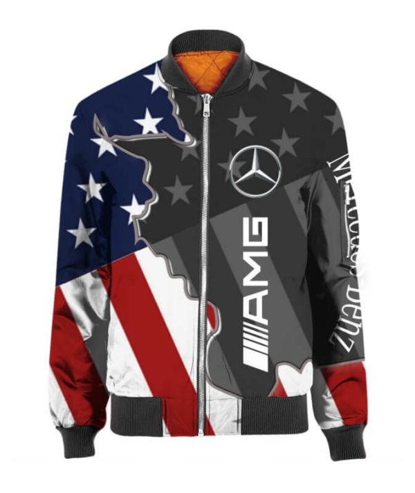 Bomber Jacket Jeep 3D Spring Autumn, Mens Casual Jacket