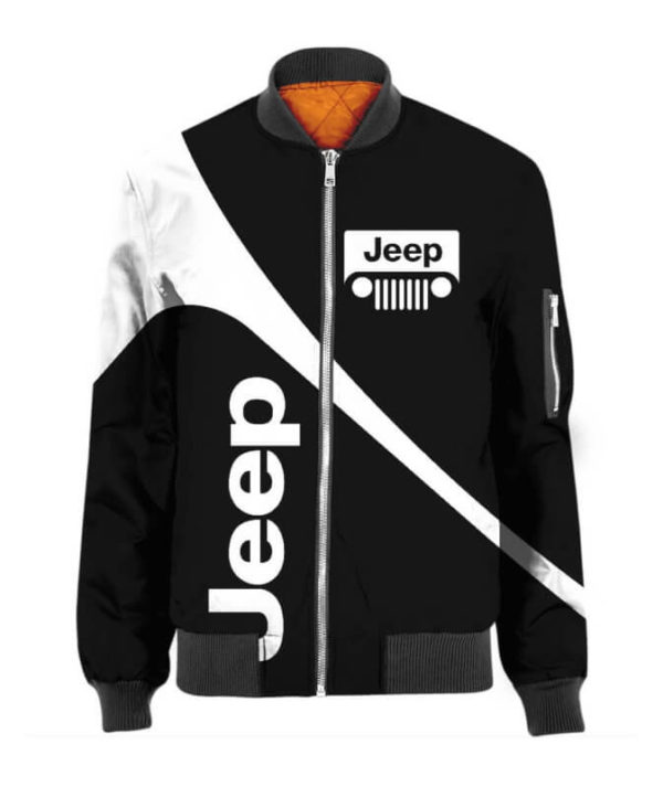 Bomber Jacket Jeep 3D Spring Autumn, Mens Casual Jacket