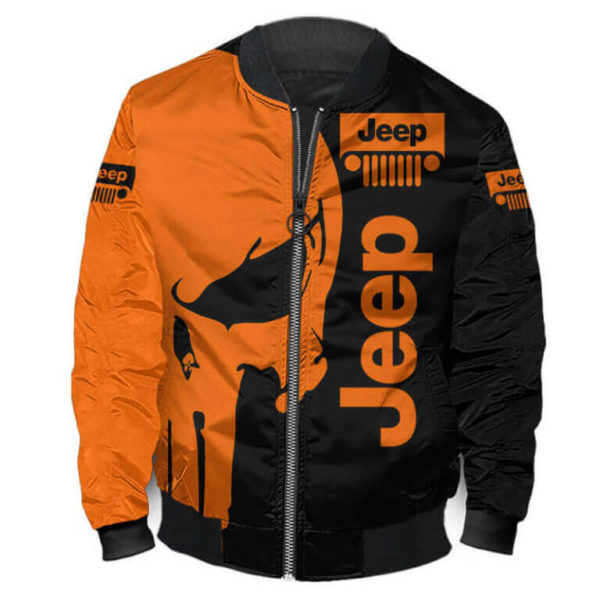 Bomber Jacket Jeep 3D Spring Autumn, Mens Casual Jacket