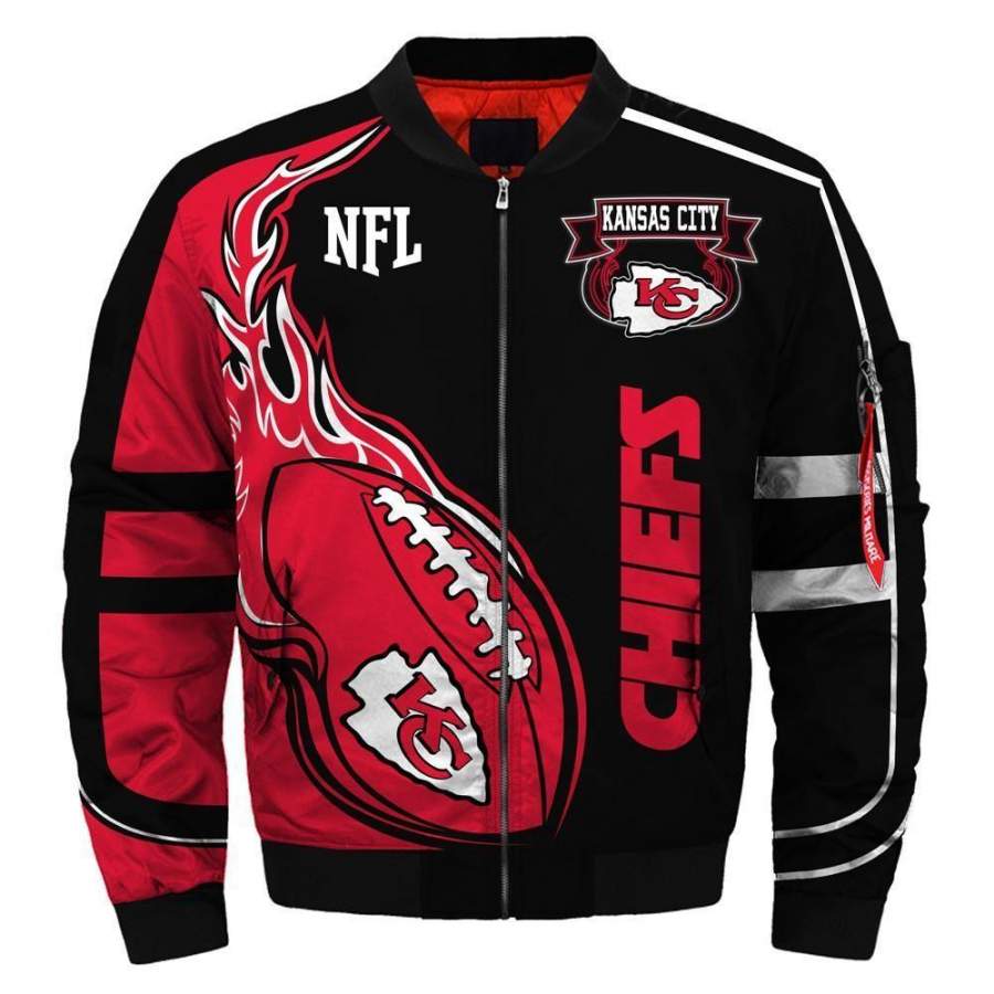 Bomber Jacket Kansas City Chiefs Unisex 3D All Over Print
