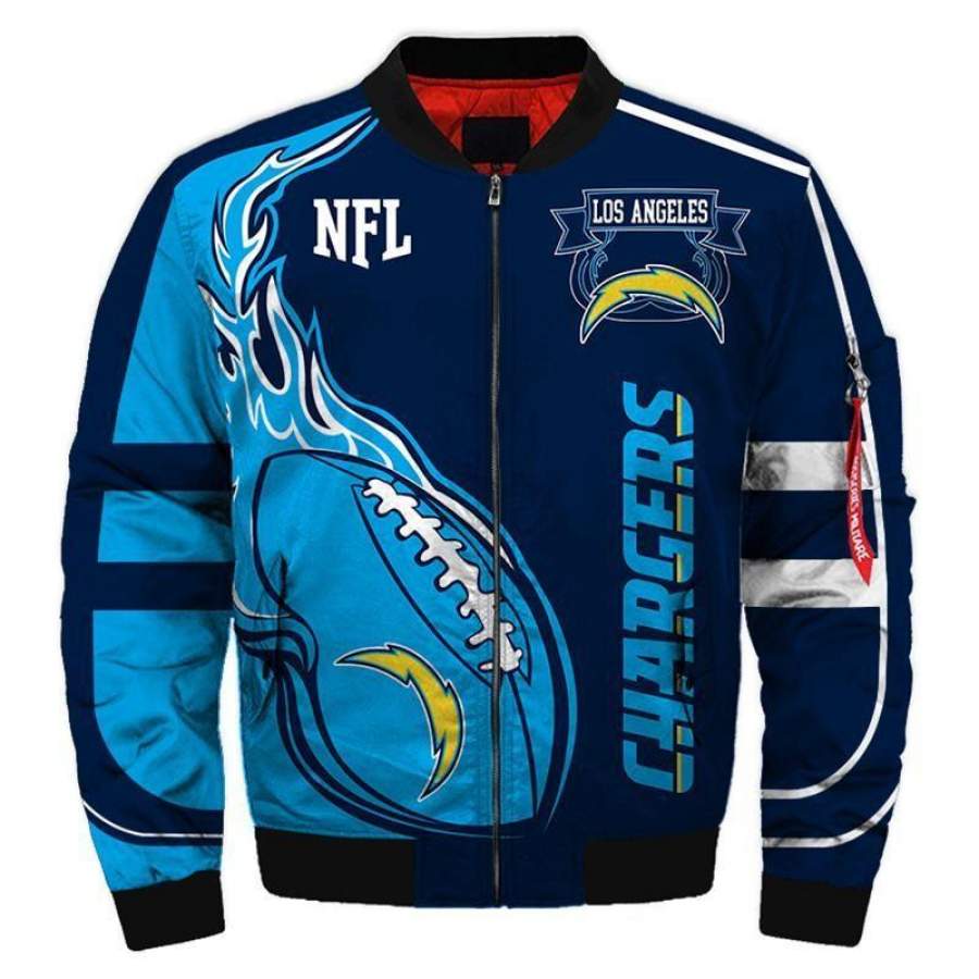Bomber Jacket Los Angeles Chargers Unisex 3D All Over Print