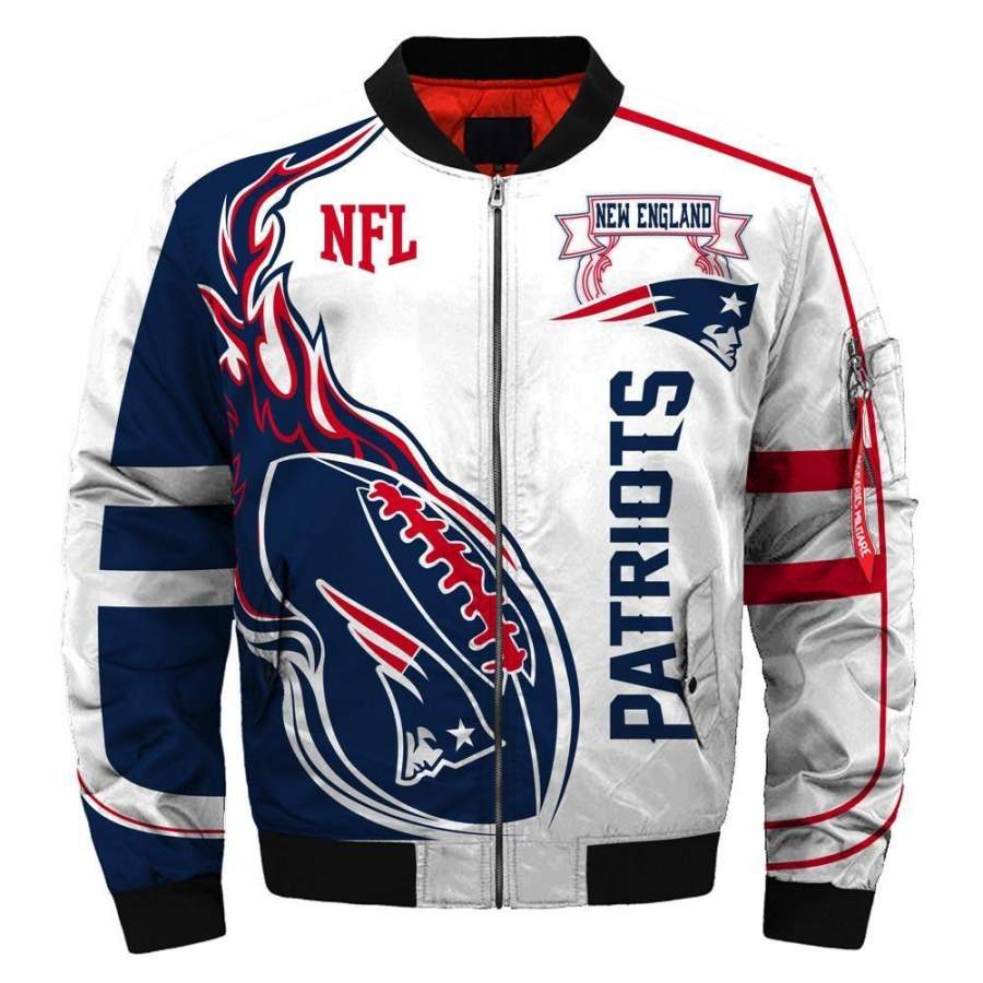 Bomber Jacket New England Patriots Unisex 3D All Over Print