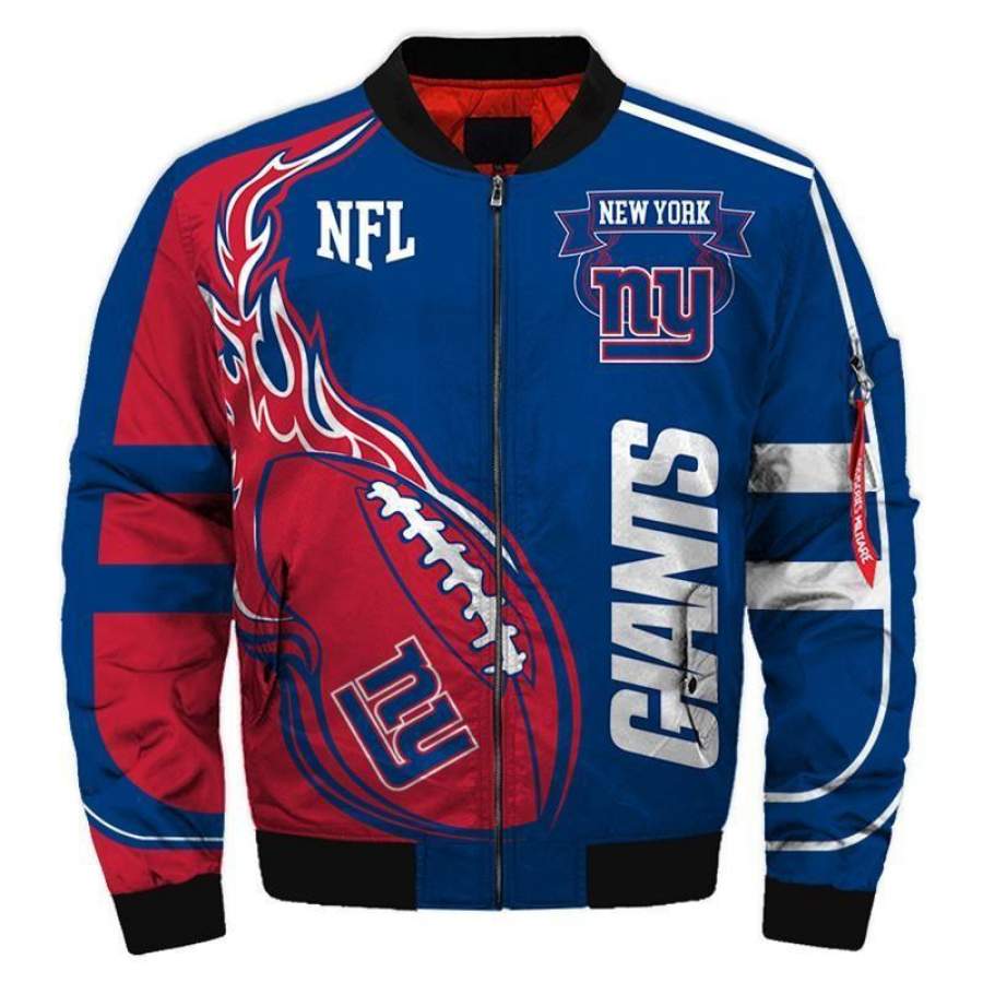 Bomber Jacket New York Giants Unisex 3D All Over Print