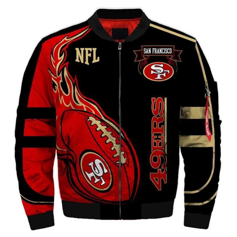 Bomber Jacket San Francisco 49Ers Unisex 3D All Over Print