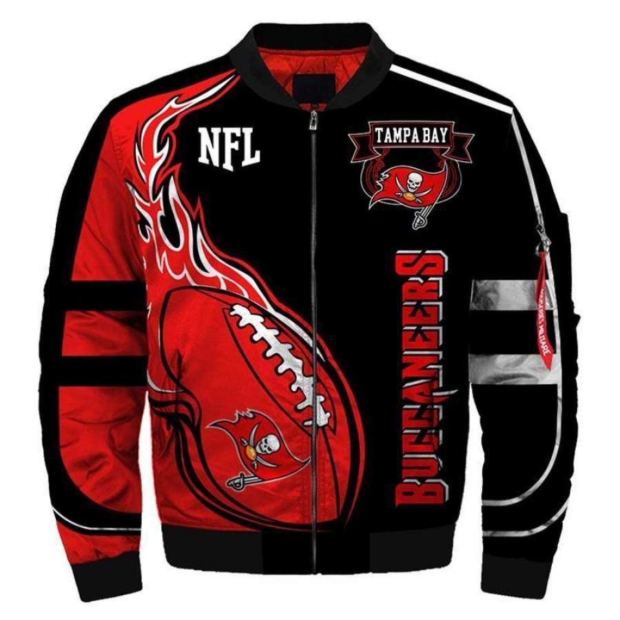 Bomber Jacket Tampa Bay Buccaneers Unisex 3D All Over Print