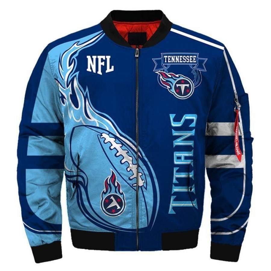Bomber Jacket Tennessee Titans Unisex 3D All Over Print