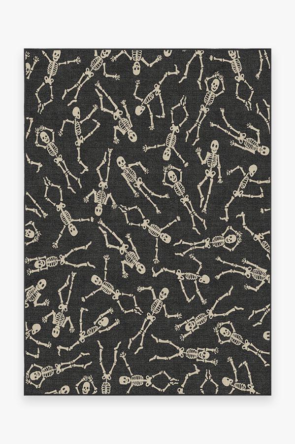 Bone Dance Black Limited Edition Rectangle Rug