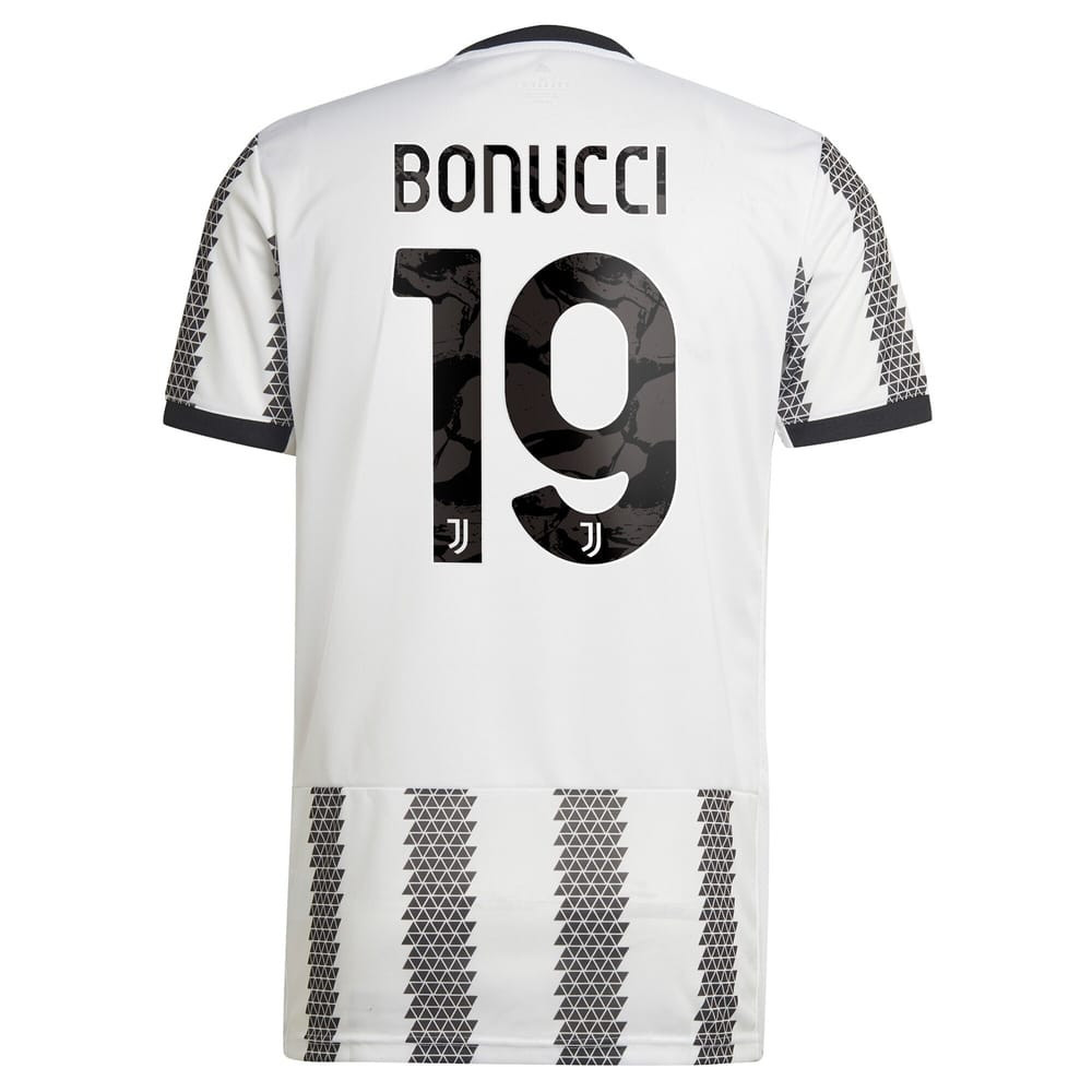 Bonucci 19 Juventus Men 2022/23 Home Soccer Jersey – White Bonucci 19 Juventus Men 2022/23 Home Soccer Jersey – White