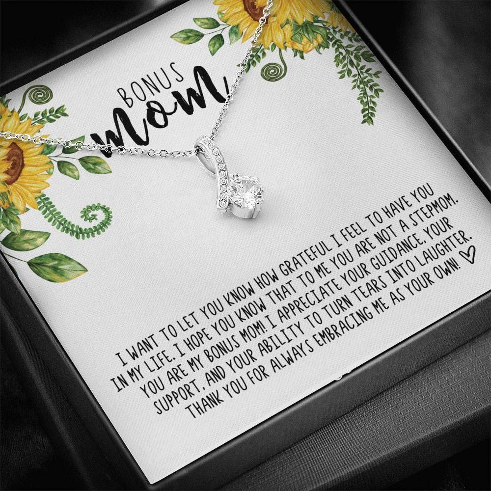 Bonus Mom Stepmom Alluring Beauty Necklace For Mom