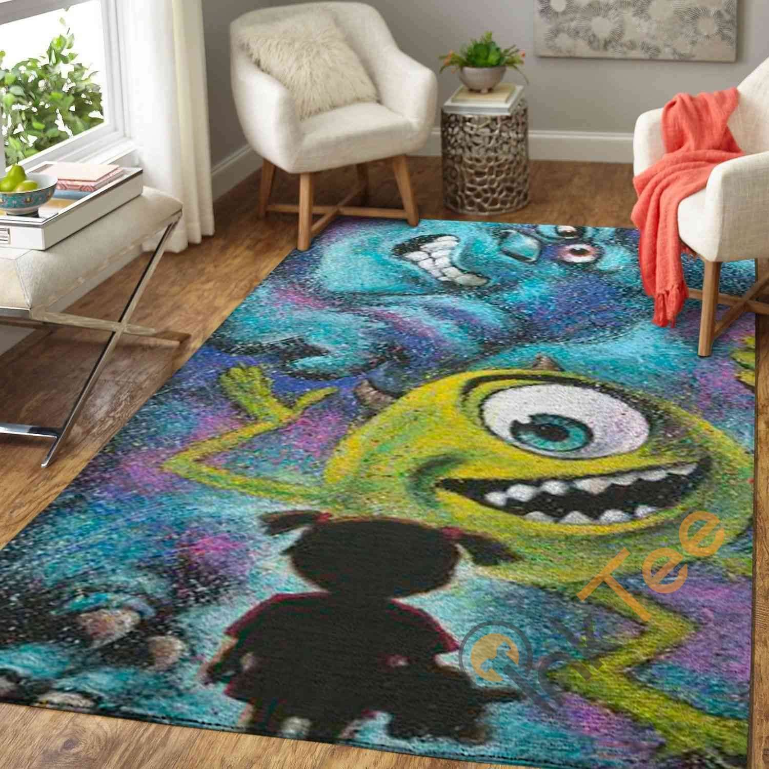 Boo Monsters Area Rectangle Rug