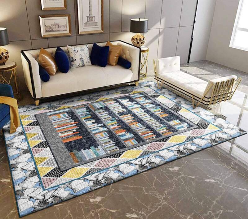 Book Rectangle Rug