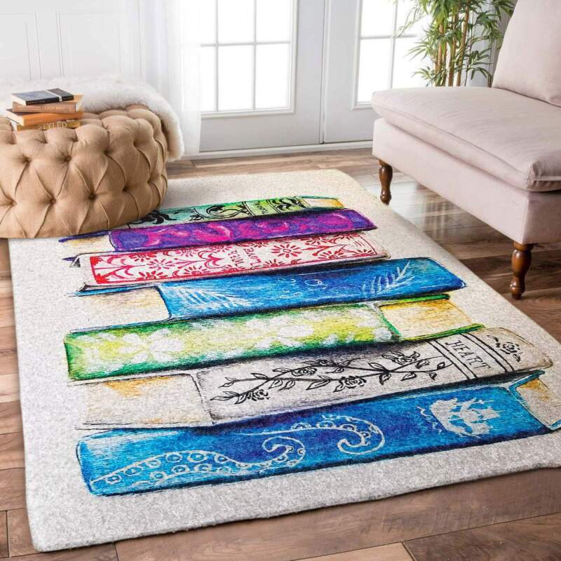 Books Limited Edition Rectangle Rug