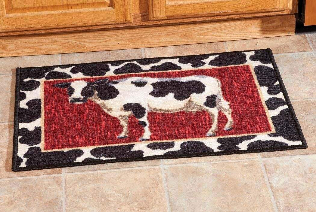 Border Accent Cow Limited Edition Rectangle Rug