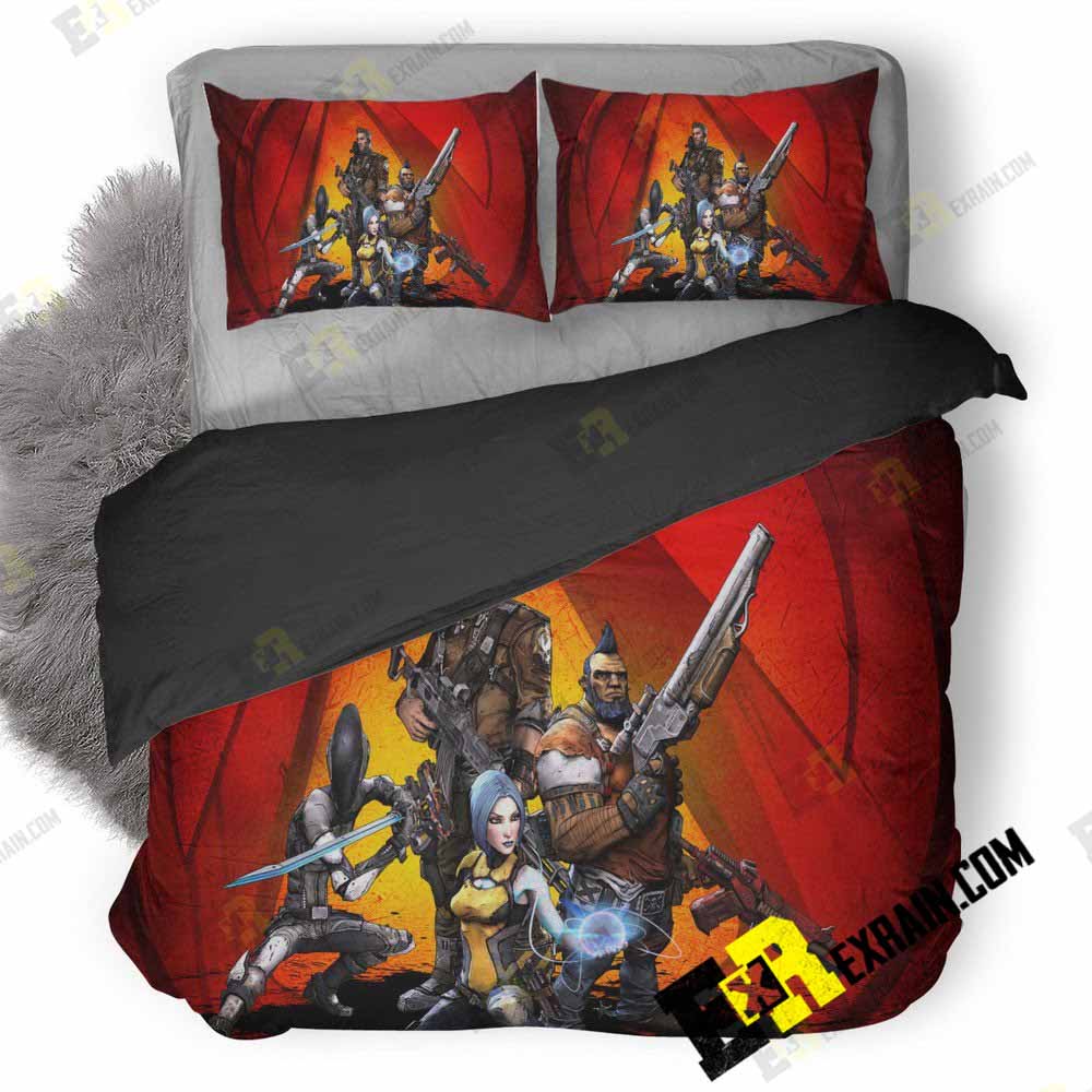 Borderlands Px 3D Customized Duvet Cover Bedding Set
