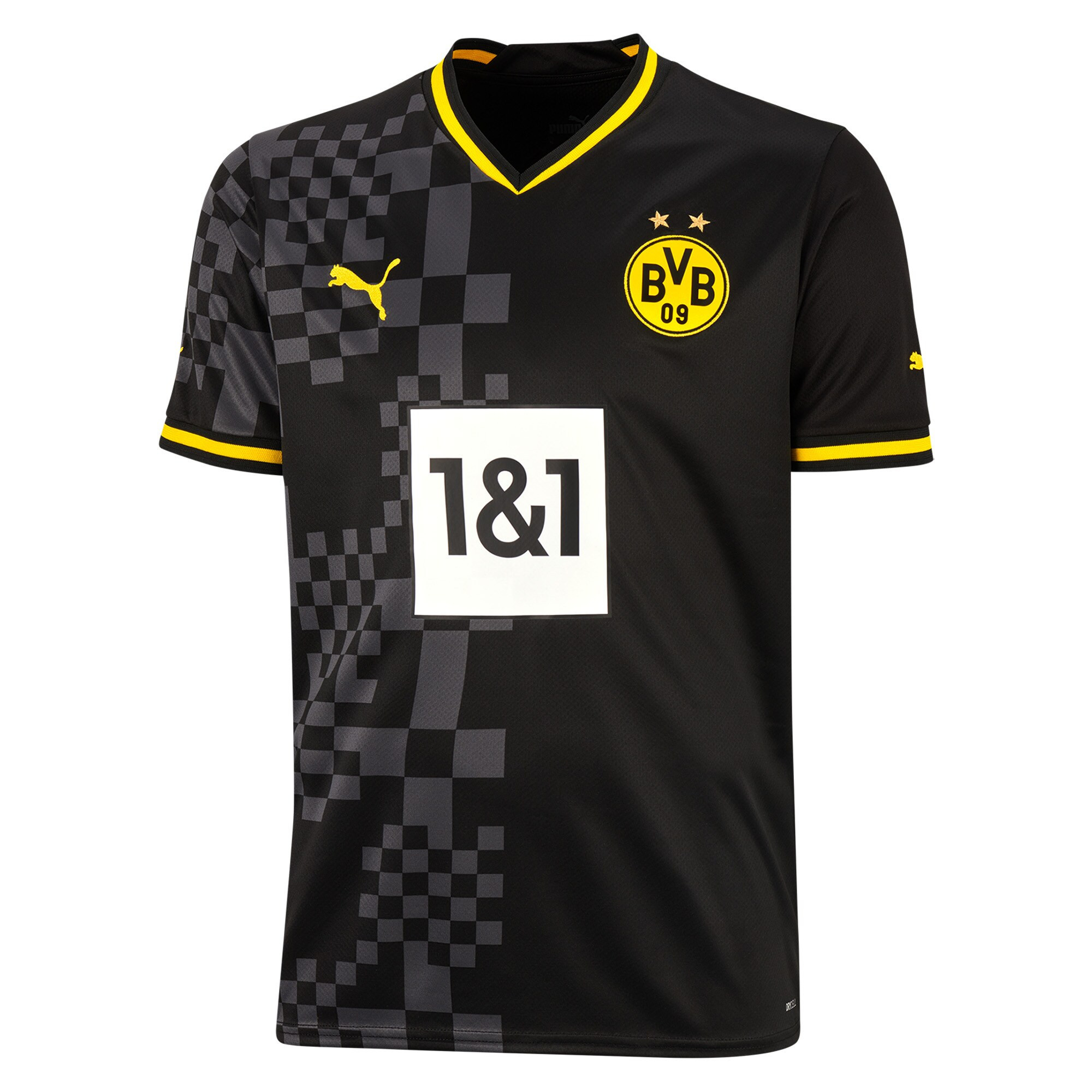 Borussia Dortmund Men 2022/23 Away Player Soccer Jersey – Black