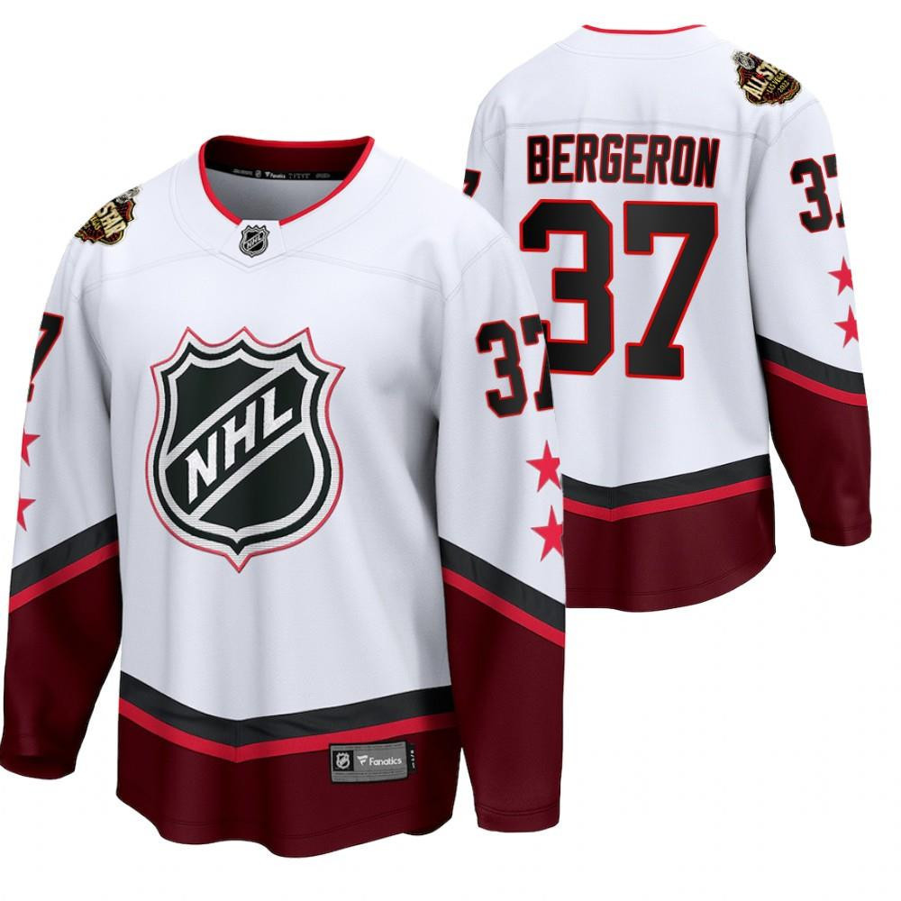 Boston Bruins 37 Patrice Bergeron 2022 All-Star Eastern Conference White Stitched Jersey