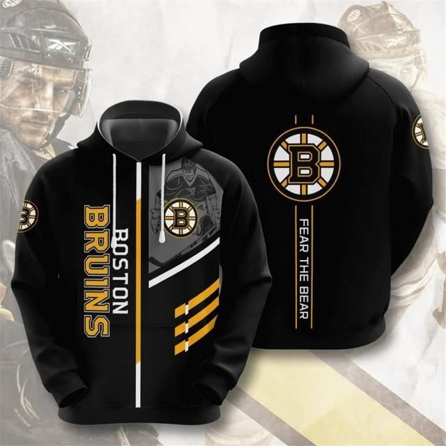 boston bruins casual 3D Hoodie