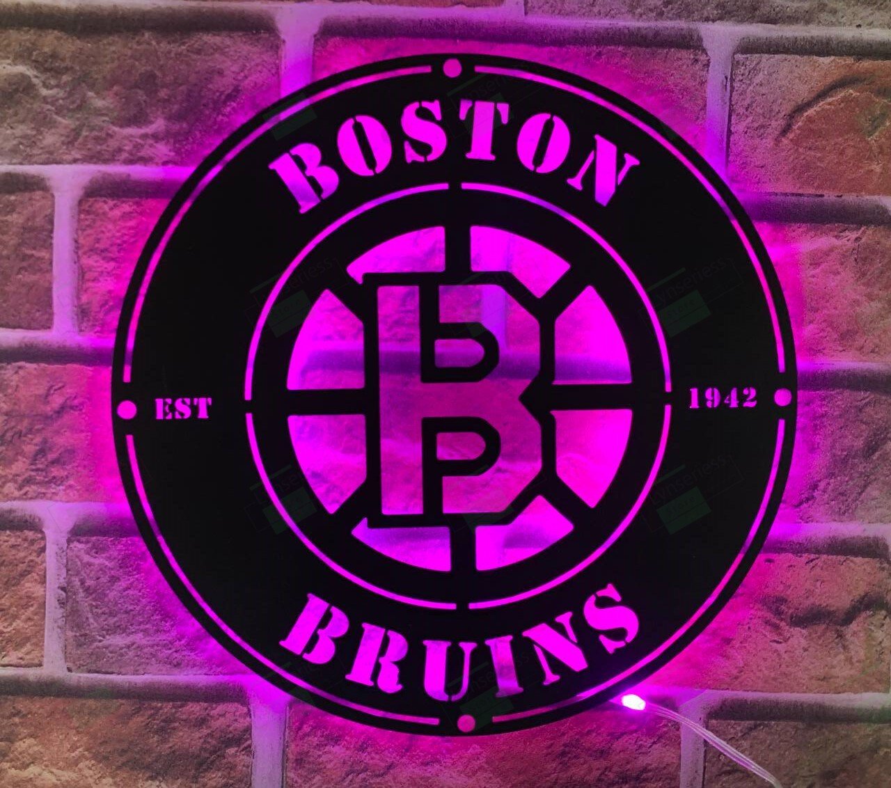 Boston Bruins Metal Sign – Led Light Sign NHL