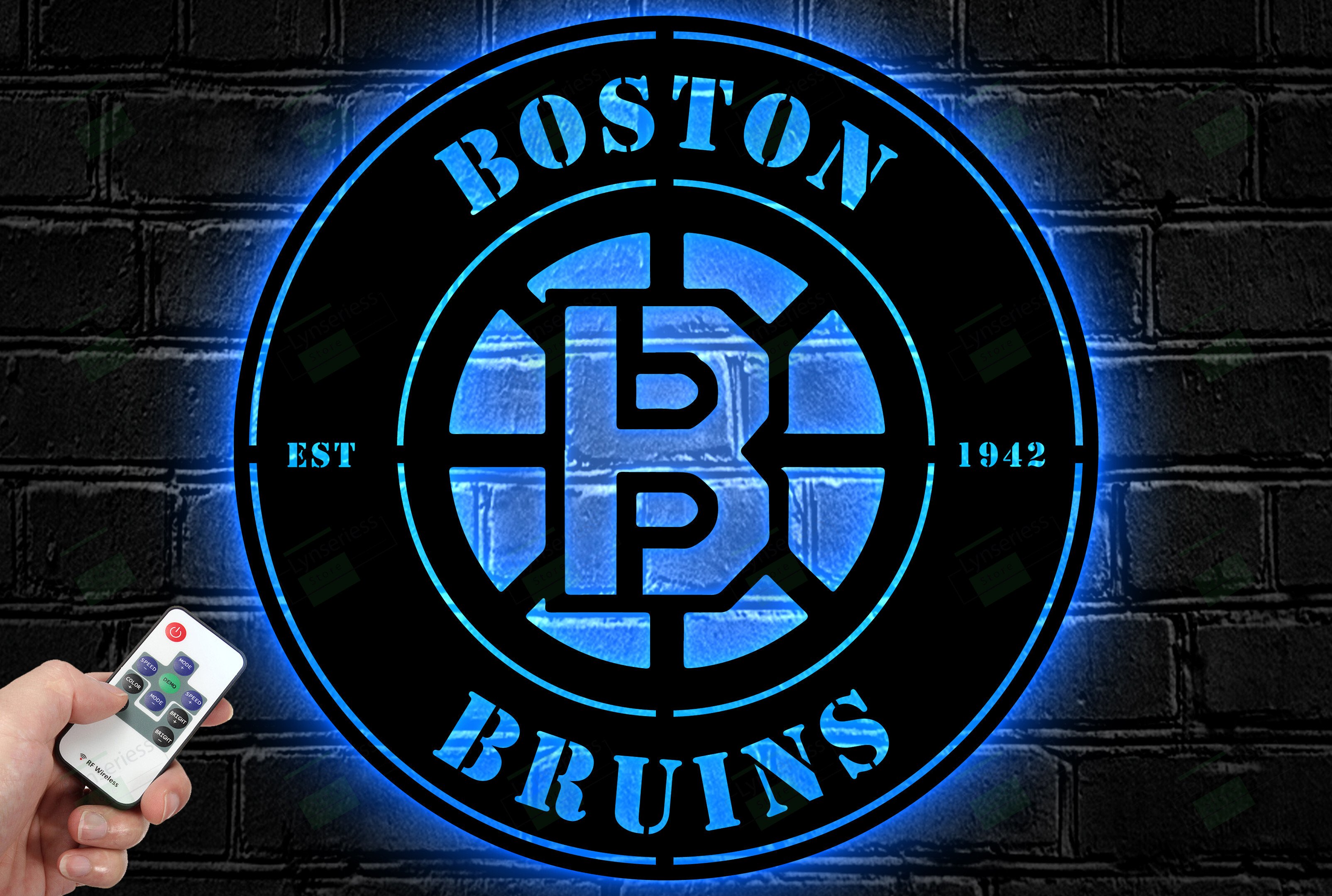 Boston Bruins Metal Sign – Led Light Sign NHL