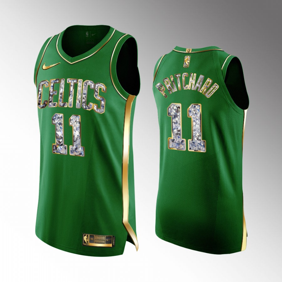 Boston Celtics #11 Payton Pritchard Green Jersey Diamond Logo