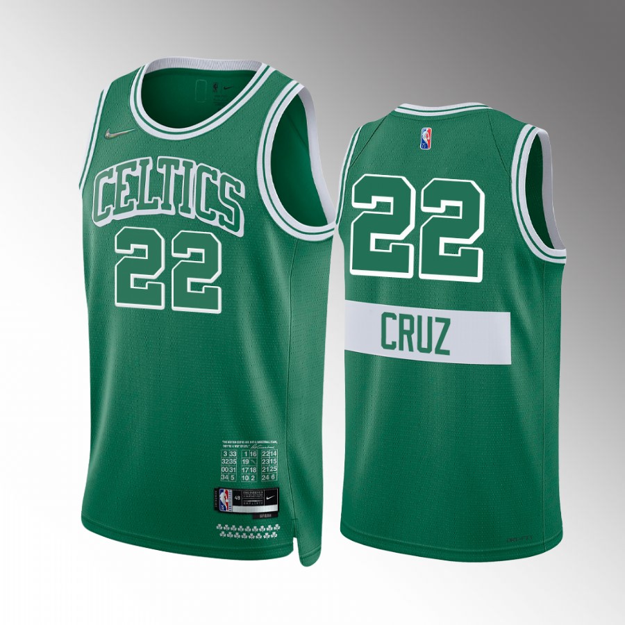 Boston Celtics Bo Cruz #22 City Edition Green Jersey