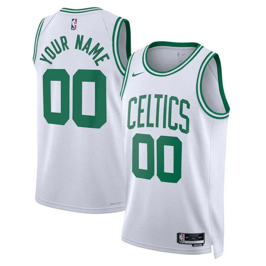 Boston Celtics Custom 00 Men 2022/23 Swingman Custom Jersey – Association Edition