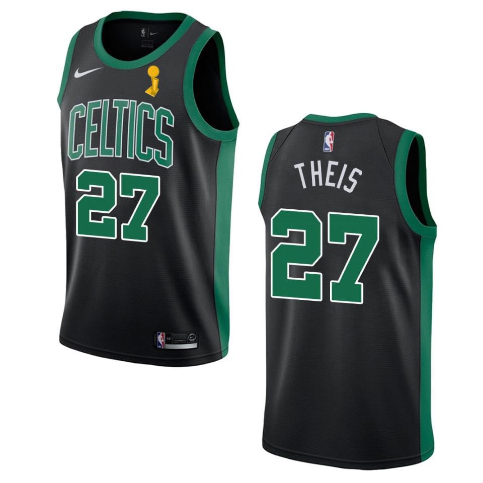 Boston Celtics Daniel Theis 27 Statement 2022 Final Champions Jersey Black