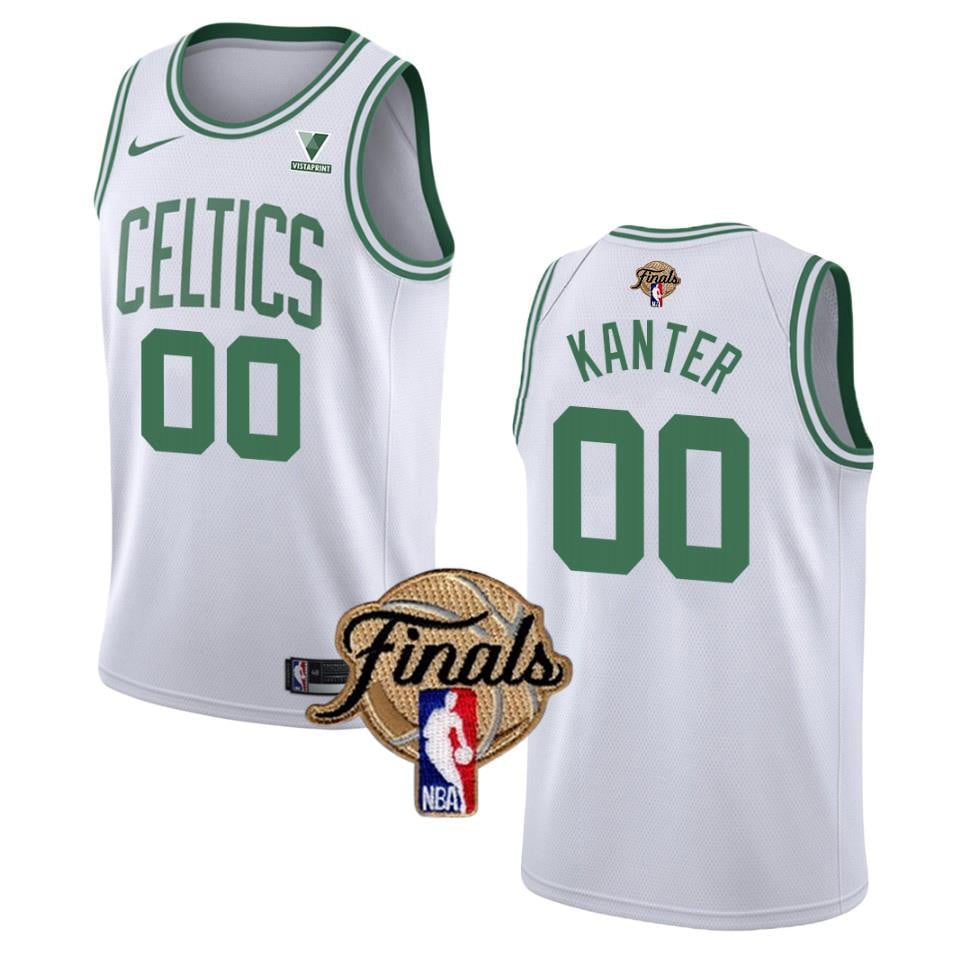 Boston Celtics Enes Kanter 00 Final 2022 Men Jersey Association Edition White
