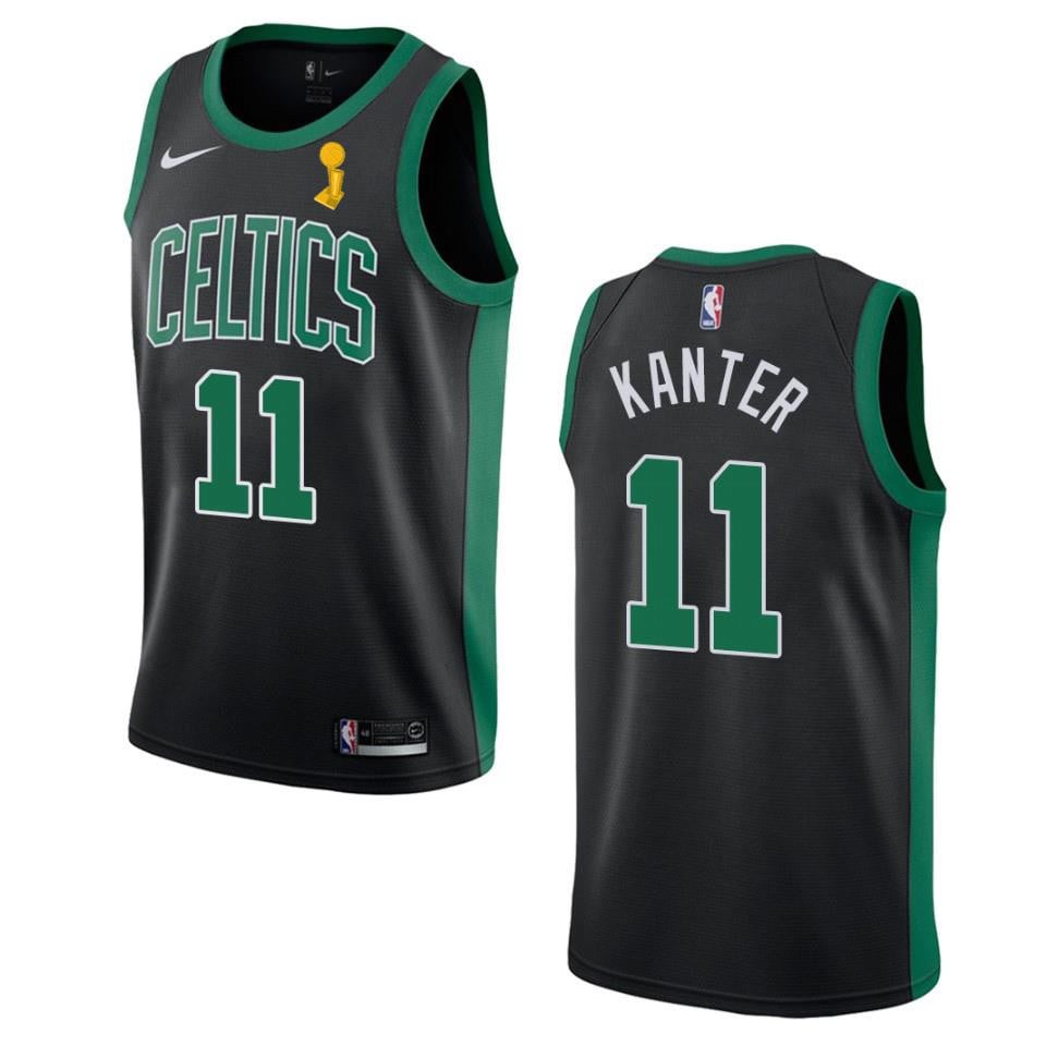 Boston Celtics Enes Kanter Statement 2022 Final Champions Jersey Black