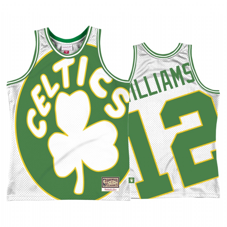 Boston Celtics Grant Williams #12 White Big Face 2.0 Jersey