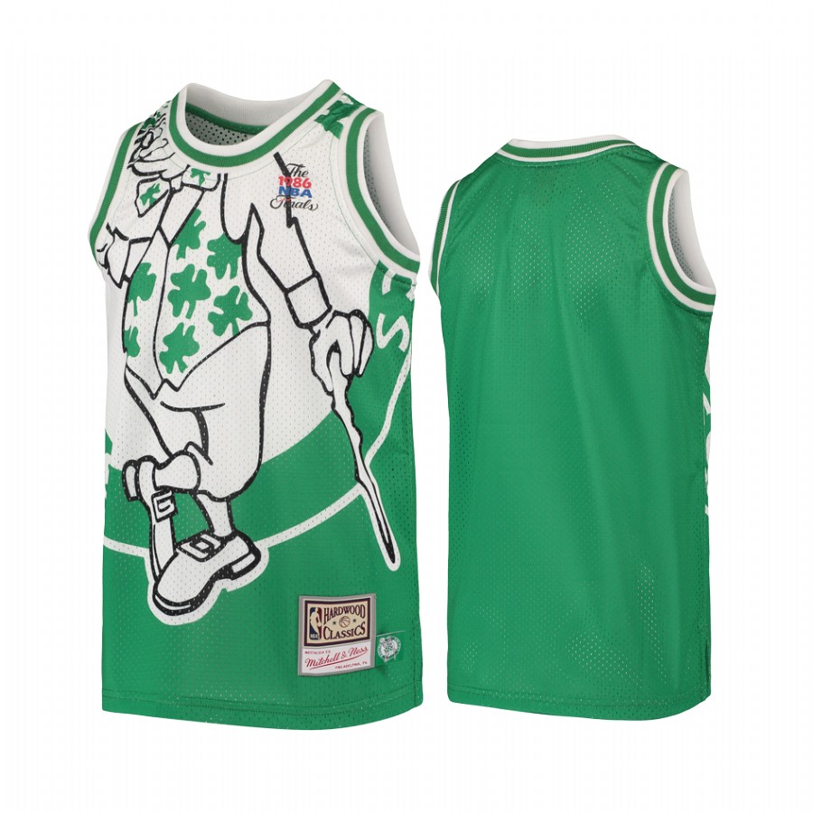 Boston Celtics HWC Green Big Face Youth Jersey